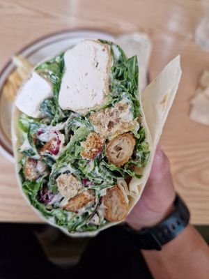 Tofu Cesaer Wrap 10/10 at Plant Cafe & Kitchen - Yeonnam in Seoul