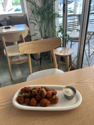 Buffalo cauliflower wings  at Plant Cafe & Kitchen - Yeonnam in Seoul
