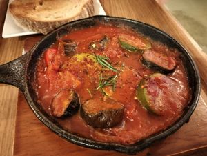 Ratatouille with toast at Plant Cafe & Kitchen - Yeonnam in Seoul