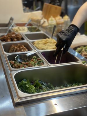 Prep station  at Plant Cafe & Kitchen - Yeonnam in Seoul