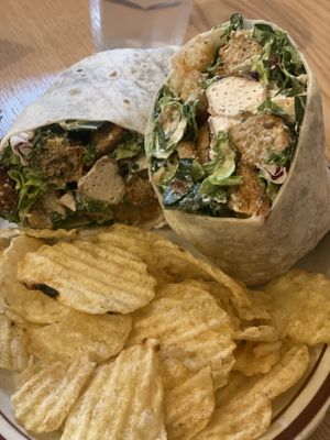 Tofu caesar wrap   at Plant Cafe & Kitchen - Yeonnam in Seoul