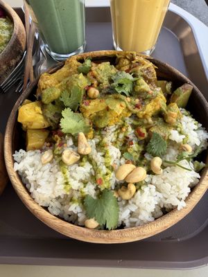 Aloo gobi bowl   at Plant Cafe & Kitchen - Yeonnam in Seoul