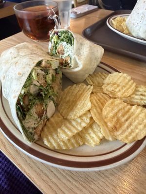 Tofu Caesar wrap  at Plant Cafe & Kitchen - Yeonnam in Seoul