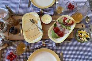 Breakfast July 2024  at Bed and Breakfast 1889 in Sint Geertruid