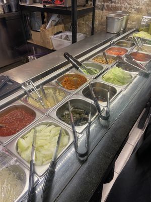 Inside  at GangNam Falafel in Paris