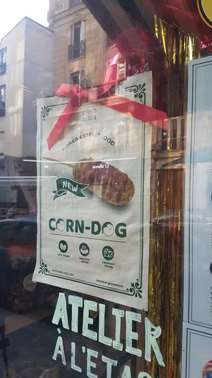 Corn Dog at GangNam Falafel in Paris
