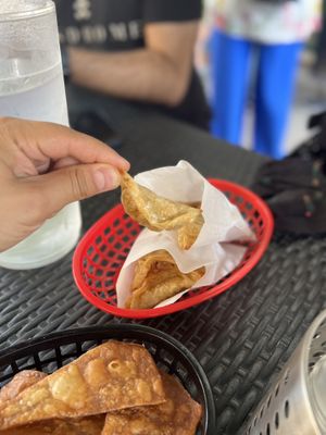 Vegan gyozas   at GangNam Falafel in Paris