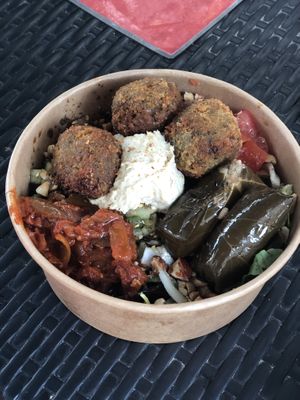 Gangnam falafel bowl  at GangNam Falafel in Paris