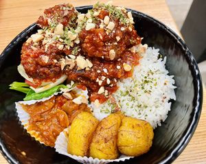 Bento Chicken Style  at GangNam Falafel in Paris