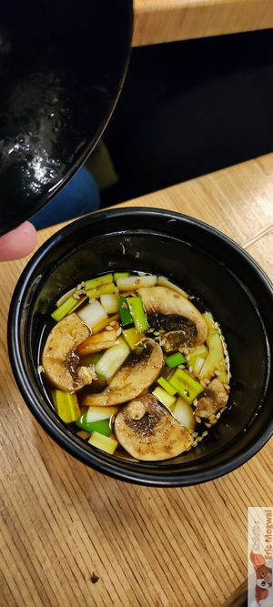 Mushroom Soup discovered at GangNam Falafel in Paris