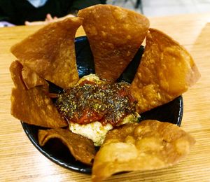 Hummus/Kimchi at GangNam Falafel in Paris