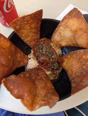 Kimchi hummus at GangNam Falafel in Paris