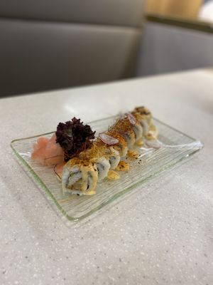Volcano lava roll at Saute Sushi 素特•素司 in Central Singapore