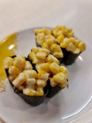 Corn Mayo ~ 7/10/21 at Saute Sushi 素特•素司 in Central Singapore