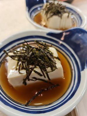 Chilled Toufu ~ 7/10/21 at Saute Sushi 素特•素司 in Central Singapore
