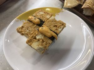 Spicy Otah nigiri very good! at Saute Sushi 素特•素司 in Central Singapore