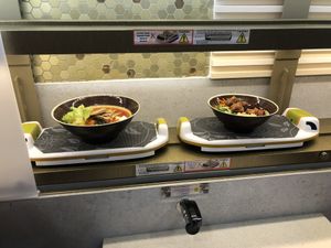 The ramen arrives! at Saute Sushi 素特•素司 in Central Singapore