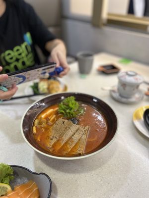 Tomato Stew Ramen at Saute Sushi 素特•素司 in Central Singapore