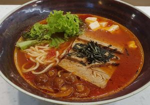 Saute Tomato Stew Ramen at Saute Sushi 素特•素司 in Central Singapore
