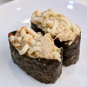 Tu-Na Cradstick Mayo Gunkan Sushi at Saute Sushi 素特•素司 in Central Singapore