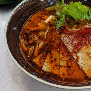 Spicy Soup Ramen at Saute Sushi 素特•素司 in Central Singapore