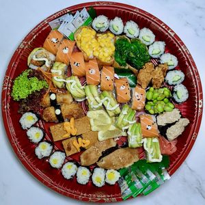 Oishii Vegan Platter at Saute Sushi 素特•素司 in Central Singapore