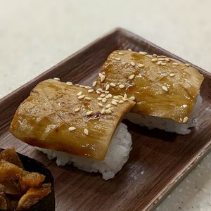 King Oyster Mushroom Aburi at Saute Sushi 素特•素司 in Central Singapore