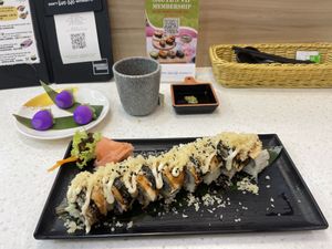 Unagi sushi with teriyaki sauce   at Saute Sushi 素特•素司 in Central Singapore