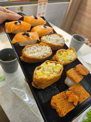 Assorted Sushi and Inari ~ 6/9/23 at Saute Sushi 素特•素司 in Central Singapore