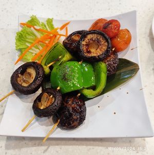 Shiitake Yakitori (Seasonal Special) #Veganuary at Saute Sushi 素特•素司 in Central Singapore