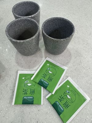 Tea, disappointing to see it in bags   at Saute Sushi 素特•素司 in Central Singapore