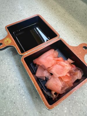 Soy and ginger   at Saute Sushi 素特•素司 in Central Singapore