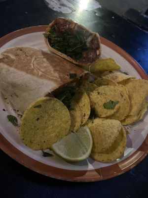 Burrito mit chili sin Carne   at Club del Burro in Berlin