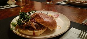 De mushroom burger at De Turfsteker in Westerbork