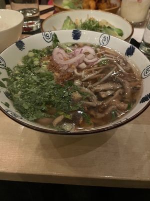 Mushroom pho  at Ba Sa in Bainbridge Island