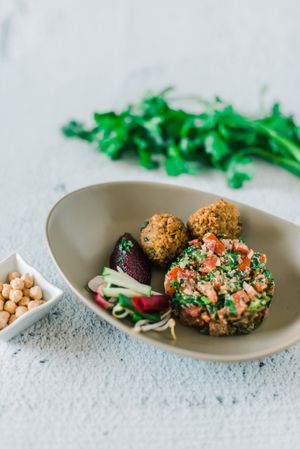 taboulé libanais falafels at Le Very'table  in Lunel