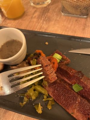 Impressive fibrous texture   at Le Very'table  in Lunel