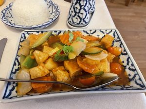 Sweet and sour tofu   at Chai-Yo Thai Restaurant in Sheringham