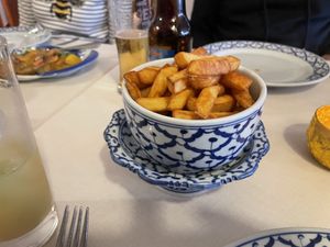 Cheeky chips   at Chai-Yo Thai Restaurant in Sheringham
