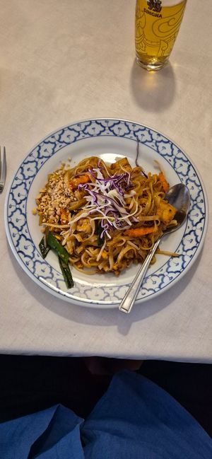 Pad Thai with tofu at Chai-Yo Thai Restaurant in Sheringham