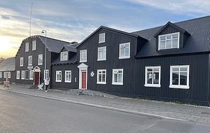 Historic building in an interesting bayside location. at Bryggjan in Akureyri