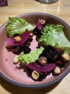Beetroot tartar  at Bryggjan in Akureyri