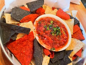 Chips and salsa  at Pies & Pints in Columbus