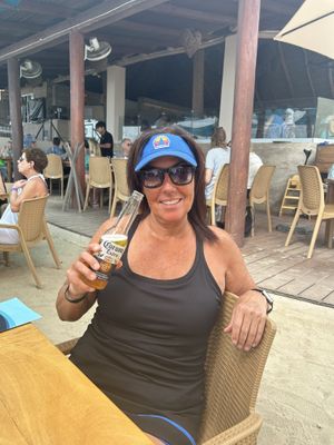 Lunch on the beach at Karen’s Placee #Veganuary at Karen's Place in Bucerias