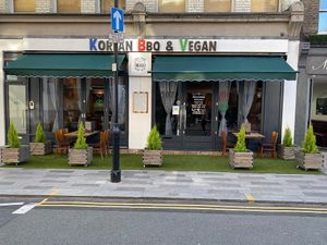 Restaurant from in the day  at Korean BBQ House- Barbican in London