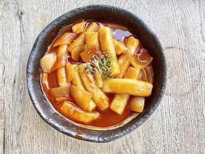 Vegan Toppoki at Korean BBQ House- Barbican in London