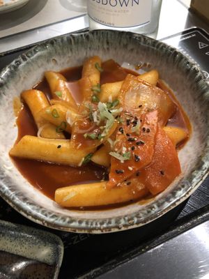 Vegan Topokki  at Korean BBQ House- Barbican in London