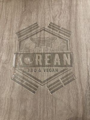 Menu Cover  at Korean BBQ House- Barbican in London