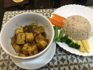 Tofu curry at Trakarn De Cuisine in Chiang Mai