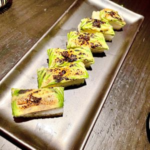 Miso Truffle Avocado Nigiri  at PLANTA Queen in New York City